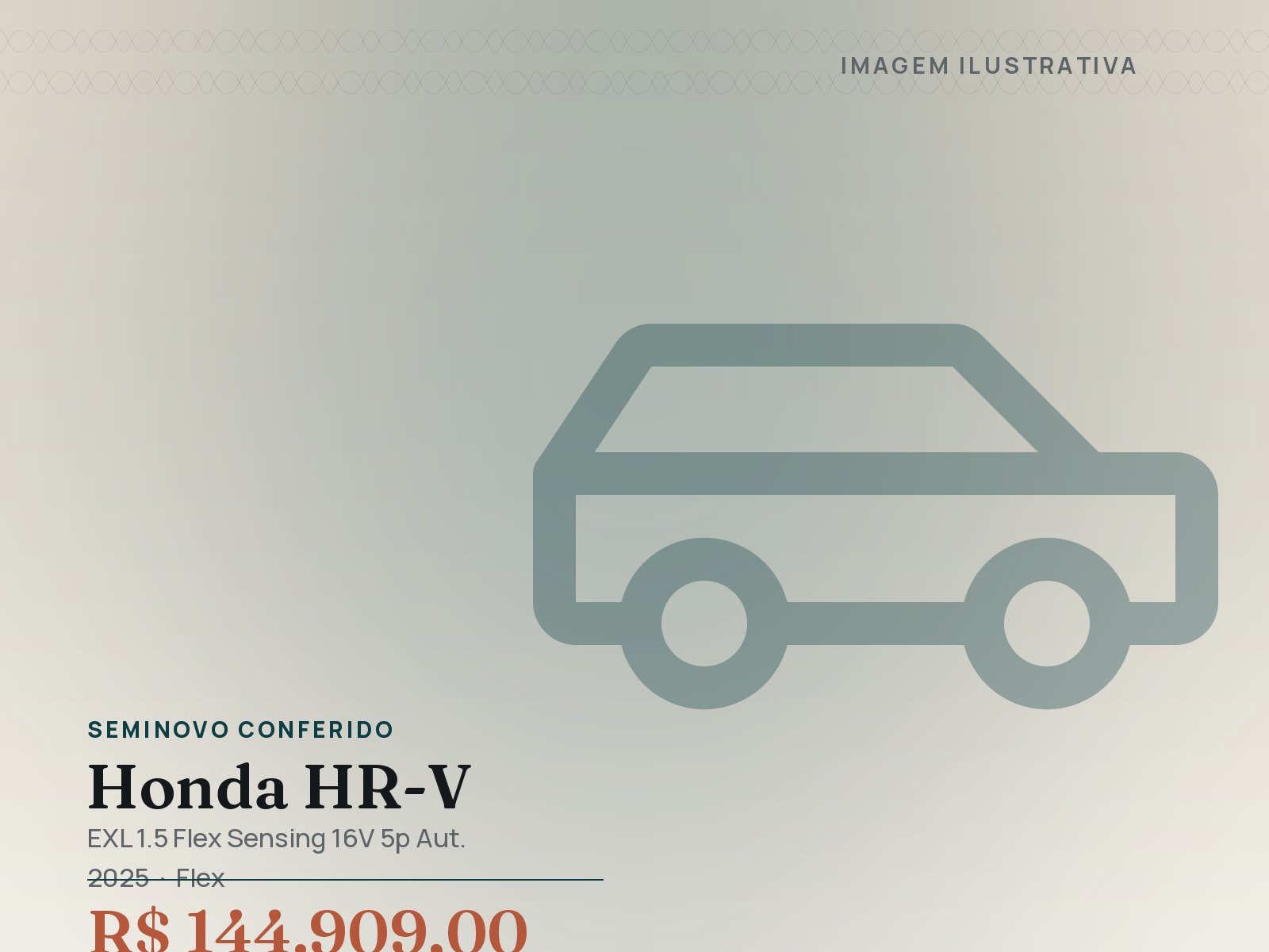 Honda HR-V EXL 1.5 Flex Sensing 16V 5p Aut. 2025